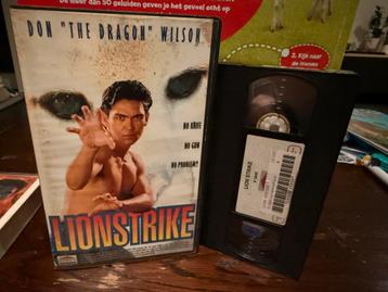 Lion Strike - Ring of fire 3 - ex rental VHS beschikbaar voor biedingen