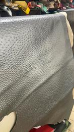 Leer/leder zilver metallic grijs struisprint, Ophalen of Verzenden, Nieuw, Meerdere media
