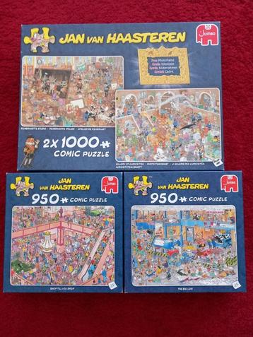 Jan van Haasteren puzzels (3 stuks) beschikbaar voor biedingen