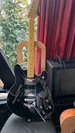 Custom Fender Starcaster met Bigsby en flatwounds, Ophalen of Verzenden, Zo goed als nieuw, Fender