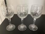 3 Wijn/ Port glas  Kristal Wijnglas ster, Ophalen of Verzenden, Zo goed als nieuw, Overige typen