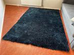 Vloerkleed donker blauw hoogpolig 230 x 160, Ophalen, Blauw, 150 tot 200 cm, 200 cm of meer