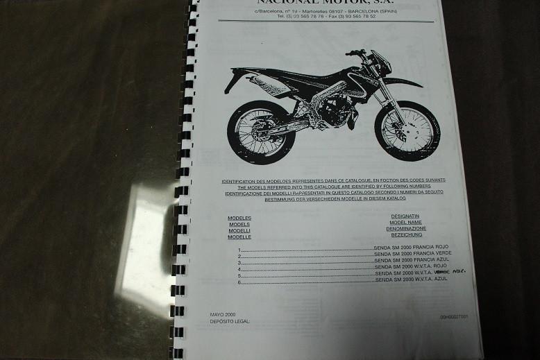 Derbi Senda SM 2000 parts list teile katalog, Ophalen of Verzenden