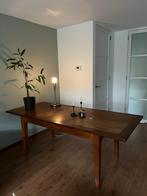 Antieke houten eettafel, Huis en Inrichting, Tafels | Eettafels, Gebruikt, Teakhout, 50 tot 100 cm, Vijf personen of meer