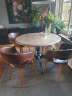 Mooie ronde eettafel, Huis en Inrichting, Tafels | Eettafels, Ophalen, Gebruikt, Rond, 100 tot 150 cm