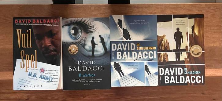 David Baldacci - 4 Thrillers, Boeken, Thrillers, Gelezen, Nederland, Ophalen of Verzenden