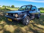 Volkswagen Golf 1.8 DX GLI Cabriolet Blauw Met 1985 Karmann, Auto's, Volkswagen, Voorwielaandrijving, 4 cilinders, Cabriolet, Blauw