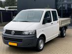 Volkswagen Transporter 2.0 TDI L2H1 DUBBELE CABINE OPEN LAAD, Auto's, Voorwielaandrijving, Euro 5, Stof, Gebruikt