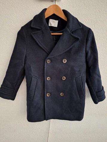 Zara kids donkerblauwe schippersjas/ peacoat, mt 140 beschikbaar voor biedingen