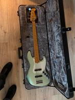 Fender American Prof II Jazz Bass V Mystic Surf Green, Ophalen, Zo goed als nieuw, Elektrisch, 5-snarig