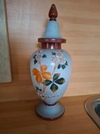 Opaline deksel vaas, Ophalen of Verzenden