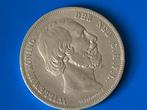 Zilveren rijksdaalder W3 van 1850, Postzegels en Munten, Munten | Nederland, 2½ gulden, Ophalen of Verzenden, Koning Willem III