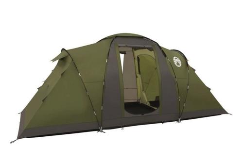 Coleman Bering 4 – 4-persoons familietent, Caravans en Kamperen, Tenten, Zo goed als nieuw, Ophalen of Verzenden