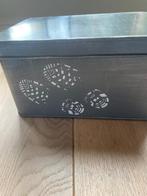 Schoenpoets Metalen Opbergdoos Grijs 36x21x16 cm, Huis en Inrichting, Minder dan 50 cm, Nieuw, Minder dan 50 cm, Ophalen of Verzenden