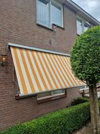 Elektrisch uitval zonnescherm uitvalscherm  290,5cm breed, Tuin en Terras, Ophalen, Gebruikt, Elektrisch, 250 cm tot 450 cm