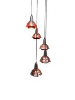 Lakro Amstelveen cascade hanglamp, jaren 70, Huis en Inrichting, Lampen | Hanglampen, Gebruikt, Vintage, Ophalen of Verzenden