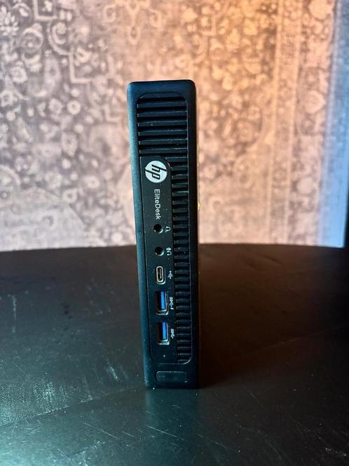 hp 800 G2 mini elitedesk 17x17cm windows 11, Computers en Software, Desktop Pc's, Zo goed als nieuw, 3 tot 4 Ghz, SSD, 8 GB, Ophalen