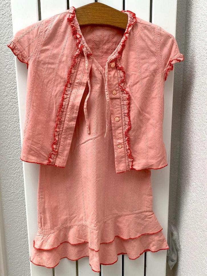 VILLA HAPP set (jurk en blousejasje) maat 128, Kinderen en Baby's, Kinderkleding | Maat 128, Zo goed als nieuw, Meisje, Setje
