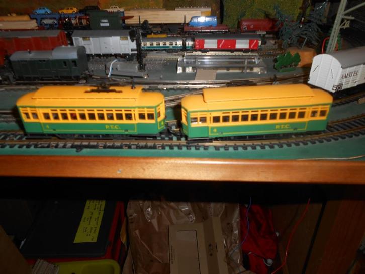 Mehanotehnika Mehano  Tram motorwagen en bij wagen T 033, Hobby en Vrije tijd, Modeltreinen | H0, Gebruikt, Treinset, Gelijkstroom