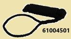 61004501 Zwart meertouw met paaloog Ø 10mm x 450 cm € 11,95, Watersport en Boten, Ophalen of Verzenden, Nieuw, Lijn of Blok