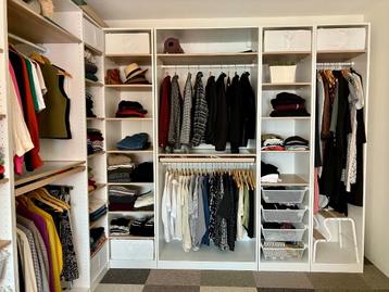 Ikea Pax kledingkast kast kasten wand  luxe wit klerenkast beschikbaar voor biedingen