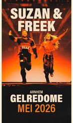 Suzan en Freek 15 mei 2 zitplaatsen Brons!, Tickets en Kaartjes, Concerten | Overige, Twee personen, Mei
