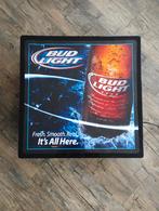 Budweiser USA bier licht reclamebord, Verzamelen, Verzenden, Zo goed als nieuw, Reclamebord, Plaat of Schild, Overige merken