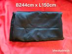Coupon 100% polyester verduisterend, Hobby en Vrije tijd, Stoffen en Lappen, 120 cm of meer, Zwart, Ophalen of Verzenden, Polyester