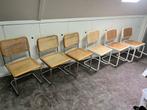 6 Cesca Stoelen Marcel Breuer, Huis en Inrichting, Stoelen, Ophalen of Verzenden, Gebruikt, Bruin, Vijf, Zes of meer stoelen