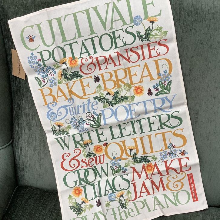 Emma Bridgewater- servies- TeaTowel🐞GOOD INTENTIONS- Nieuw!, Huis en Inrichting, Keuken | Servies, Nieuw, Overige typen, Overige stijlen