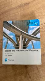 Statics and Mechanics of Materials, Boeken, Studieboeken en Cursussen, Pearson, Zo goed als nieuw, Beta, HBO