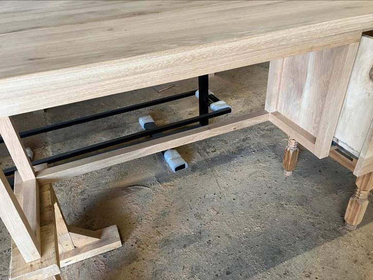 Tv kast massief eiken badkamer meubel wandmeubel op maat, Huis en Inrichting, Kasten | Dressoirs, Zo goed als nieuw, 25 tot 50 cm