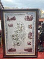 Landkaart van England, Ophalen, Zo goed als nieuw, Hout, Minder dan 50 cm