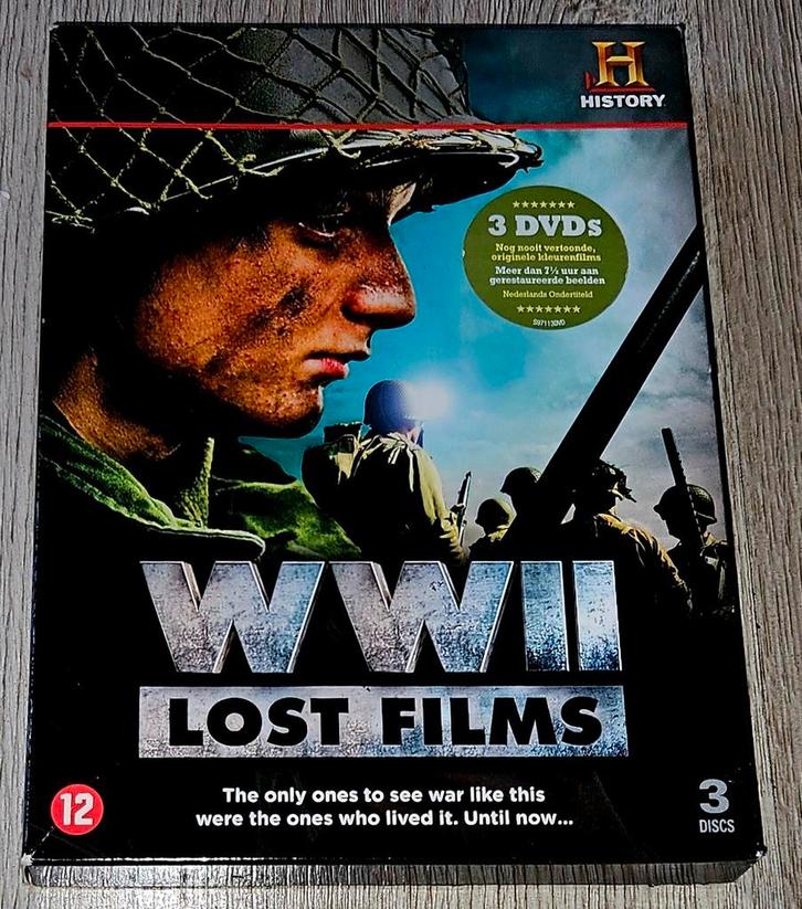 WWII - Lost Films - 3 DVD Boxset, Cd's en Dvd's, Dvd's | Documentaire en Educatief, Gebruikt, Oorlog of Misdaad, Boxset, Vanaf 12 jaar