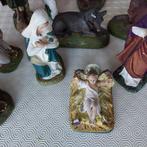 Oude kerstbeelden van gips, Diversen, Kerst, Ophalen of Verzenden, Zo goed als nieuw