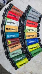 Reeves Acrylverf Set - 18 Tubes 200ml proffesionele acrylver, Ophalen of Verzenden, Gebruikt, Acrylverf