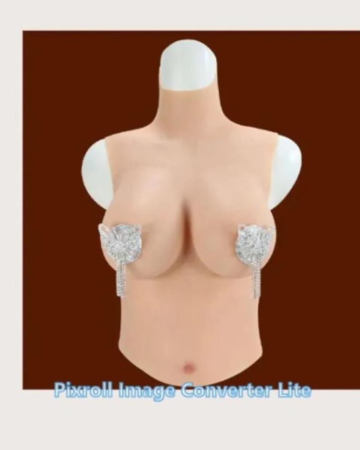 sil 6, Super kwaliteit siliconen borsten, lang model, D cub, Kleding | Dames, Ondergoed en Lingerie, BH, Ophalen of Verzenden