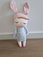 Knuffel pop Metoo meisje 32 cm roze blauw K8944, Ophalen of Verzenden, Zo goed als nieuw, Overige typen