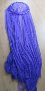 Klamboe 1 en 2 persoons Paars en wit, Huis en Inrichting, Eenpersoons, Wit, Overige typen, Ophalen of Verzenden