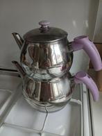 Theepot - Çaydanlik - dubbele Turkse theepot, Huis en Inrichting, Ophalen, Zo goed als nieuw