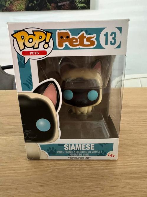 Funko Pop Pets Siamese kat cat 13, Verzamelen, Poppetjes en Figuurtjes, Gebruikt, Ophalen of Verzenden