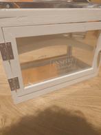 Witte Kaarshouder / Lantaarn, Huis en Inrichting, Ophalen, Wit, Zo goed als nieuw, Kaars