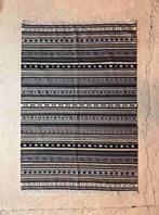 Kelim kleed Zuid-Amerikaans patroon streep grijs 200/140, 200 cm of meer, Grijs, 100 tot 150 cm, Rechthoekig