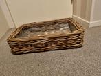 grote rechthoekige rieten mand 61 x 42x 15 cm, Ophalen of Verzenden, Nieuw, Rechthoekig, Riet