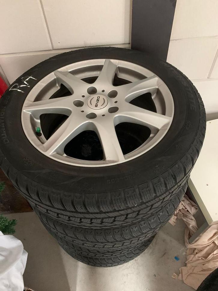 Winterbanden met Lichtmetalen Velgen Set, Auto diversen, Auto-accessoires, Gebruikt, Ophalen