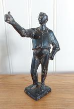 Bronzen beeld van Jaap Hartman., Ophalen of Verzenden, Brons