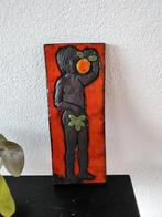 Ninnie Keramik, wandtegel Adam, nummer 132, Antiek en Kunst, Antiek | Keramiek en Aardewerk, Ophalen of Verzenden