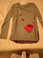 NIEUW grijze longsleeve balloon chic maat 140, Meisje, Nieuw, Ophalen of Verzenden, Shirt of Longsleeve