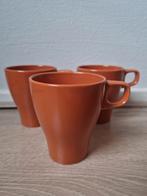 Drie oranje IKEA Fargrik mokken, Overige materialen, Gebruikt, Ophalen of Verzenden, Vaatwasserbestendig