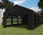 Te huur partytent 4x6 meter zwart (incl. verlichting), Tuin en Terras, Partytenten, Ophalen, Zo goed als nieuw, Partytent